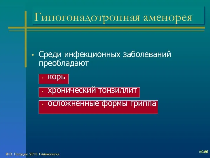 © О. Погодин, 2010. Гинекология © О. Погодин, 2010. Гинекология /86