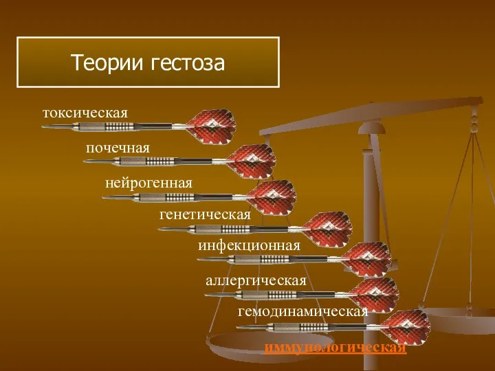 иммунологическая Теории гестоза