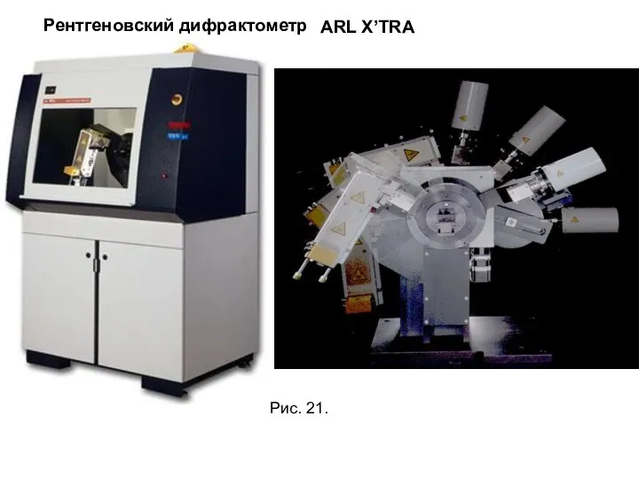 ARL X’TRA Рентгеновский дифрактометр Рис. 21.