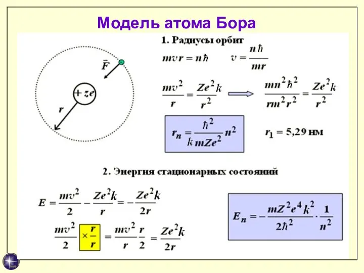 Модель атома Бора