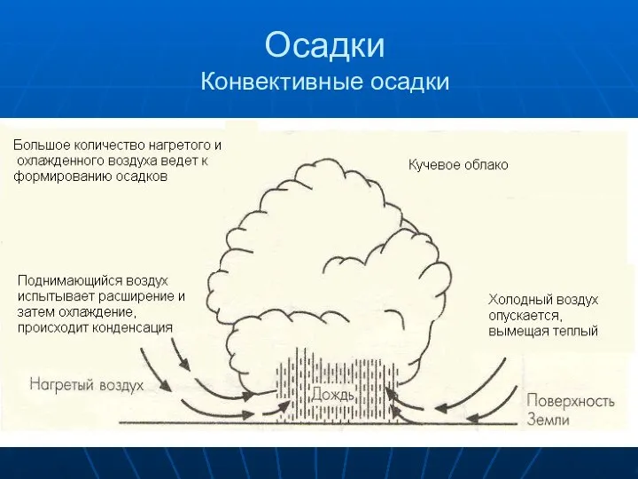 Осадки Конвективные осадки