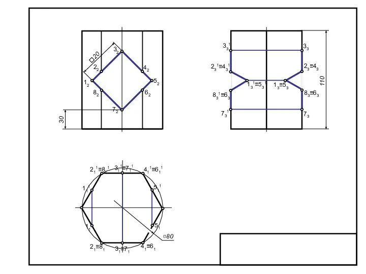 13≡53 131≡531 831≡631 82 62 42 22 23≡43 51 311≡711 52