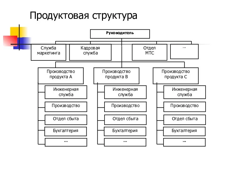 Продуктовая структура