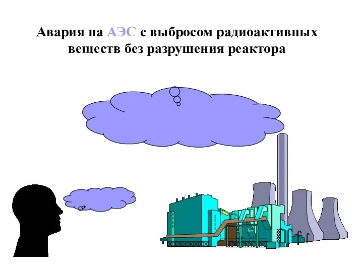 Авария на АЭС с выбросом радиоактивных веществ без разрушения реактора