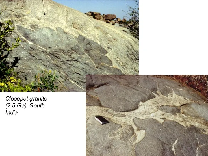 Closepet granite (2.5 Ga), South India