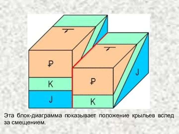 Эта блок-диаграмма показывает положение крыльев вслед за смещением.