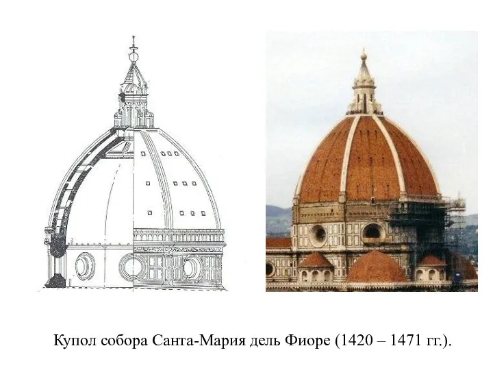 Купол собора Санта-Мария дель Фиоре (1420 – 1471 гг.).