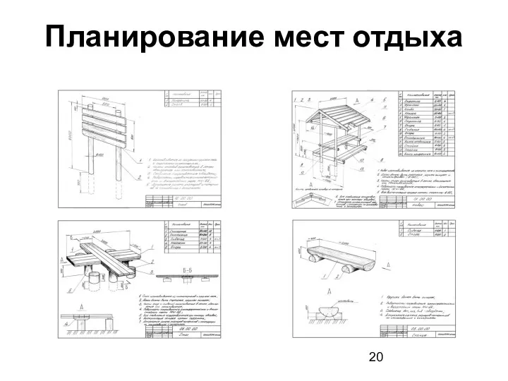 Планирование мест отдыха