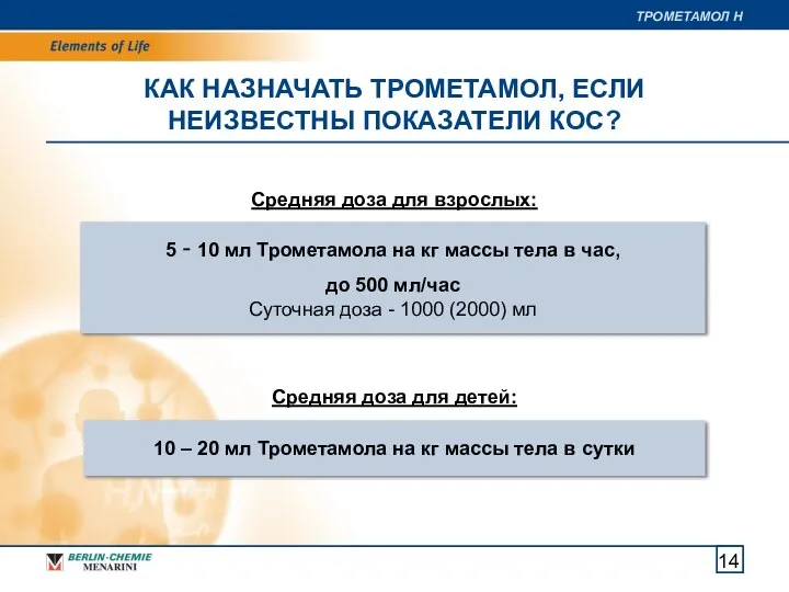 КАК НАЗНАЧАТЬ ТРОМЕТАМОЛ, ЕСЛИ НЕИЗВЕСТНЫ ПОКАЗАТЕЛИ КОС? Средняя доза для взрослых: