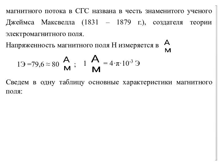 магнитного потока в СГС названа в честь знаменитого ученого Джеймса Максвелла