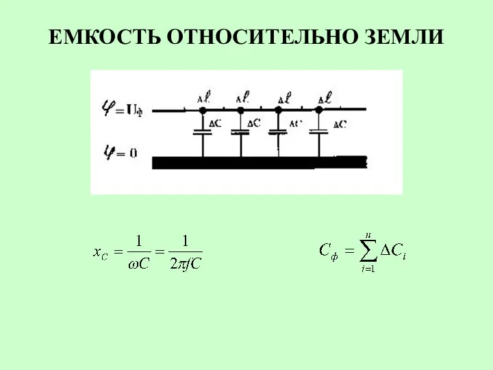 ЕМКОСТЬ ОТНОСИТЕЛЬНО ЗЕМЛИ