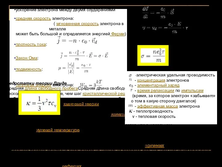 ускорение электрона между двумя соударениями средняя скорость электрона: ( мгновенная скорость