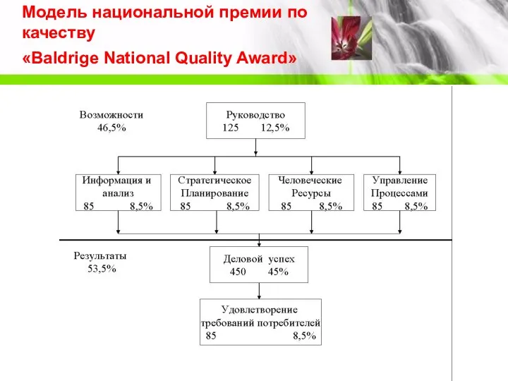 Модель национальной премии по качеству «Baldrige National Quality Award»