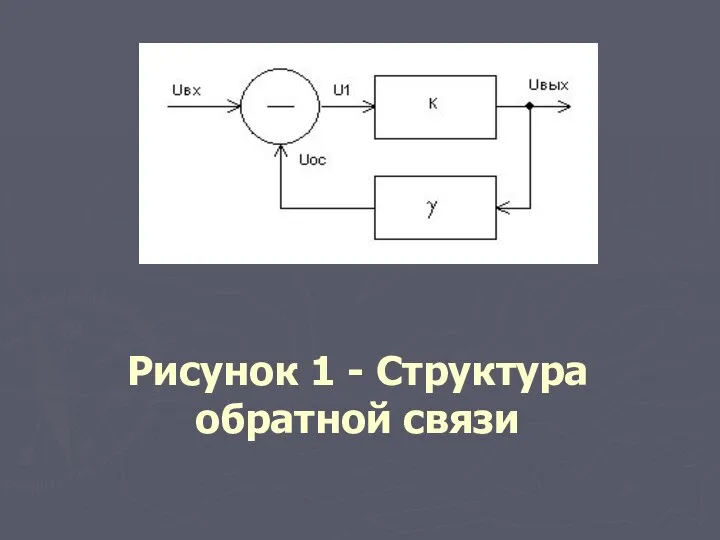 Рисунок 1 - Структура обратной связи