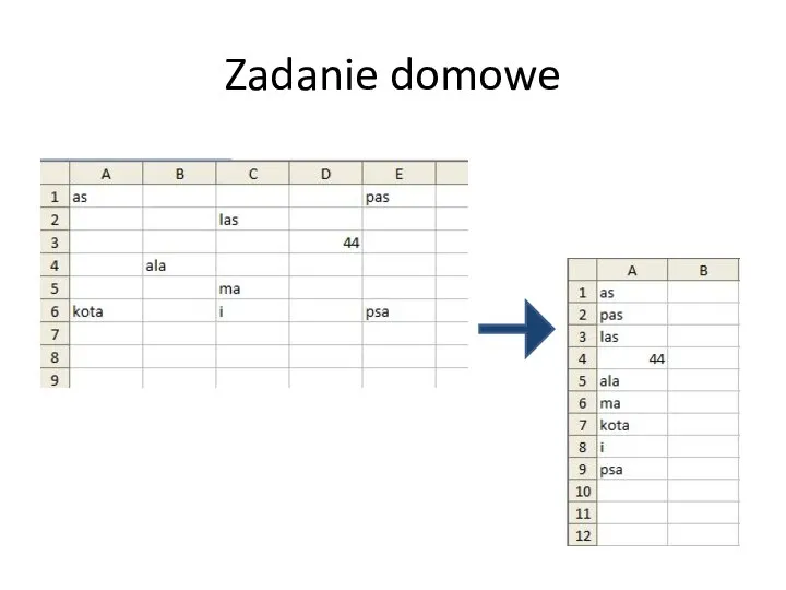 Zadanie domowe