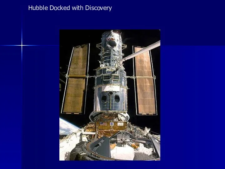 Hubble Docked with Discovery