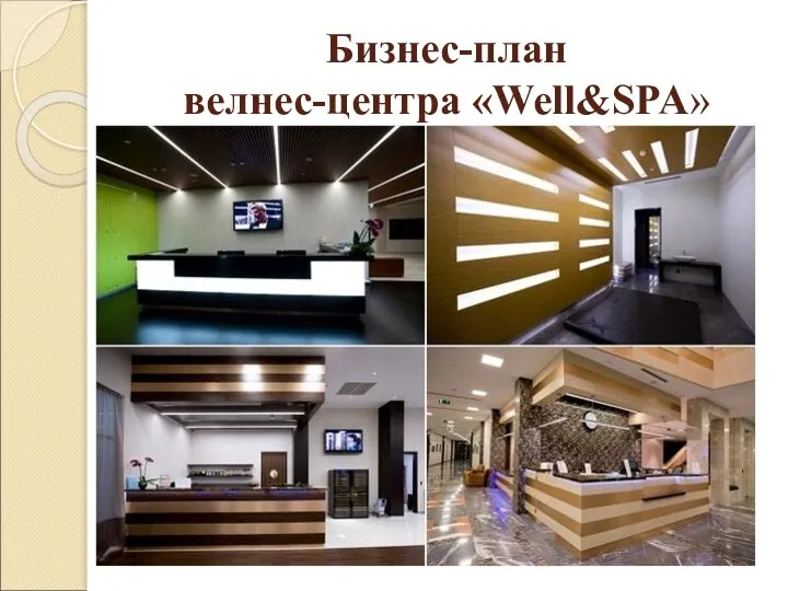 Бизнес-план велнес-центра «Well&SPA»