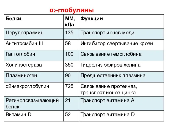 α2-глобулины