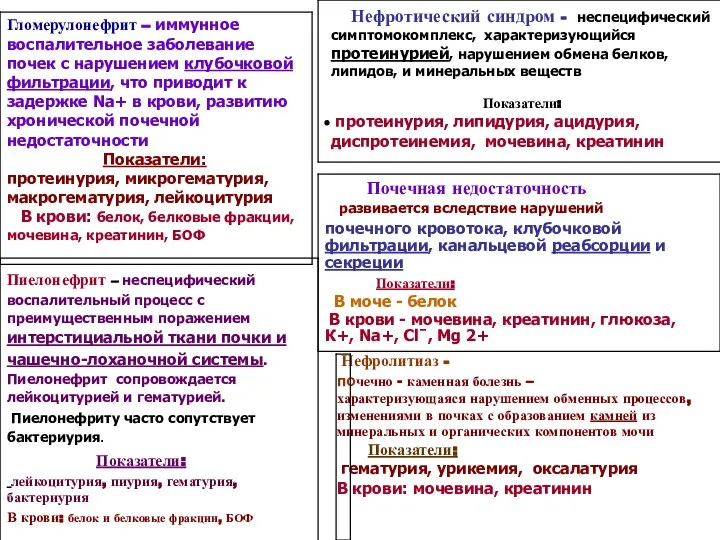 Нефротический синдром - неспецифический симптомокомплекс, характеризующийся протеинурией, нарушением обмена белков, липидов,