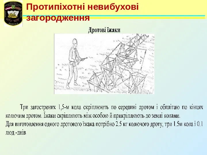 Протипіхотні невибухові загородження