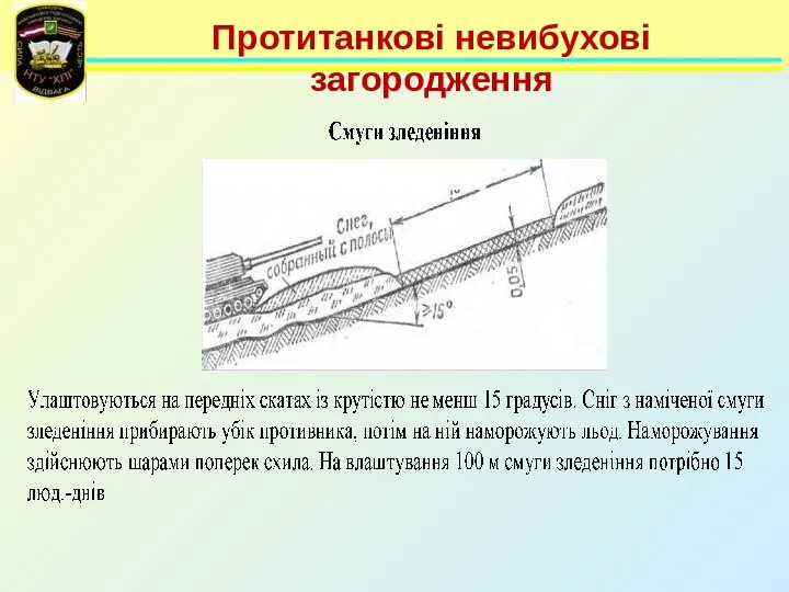 Протитанкові невибухові загородження