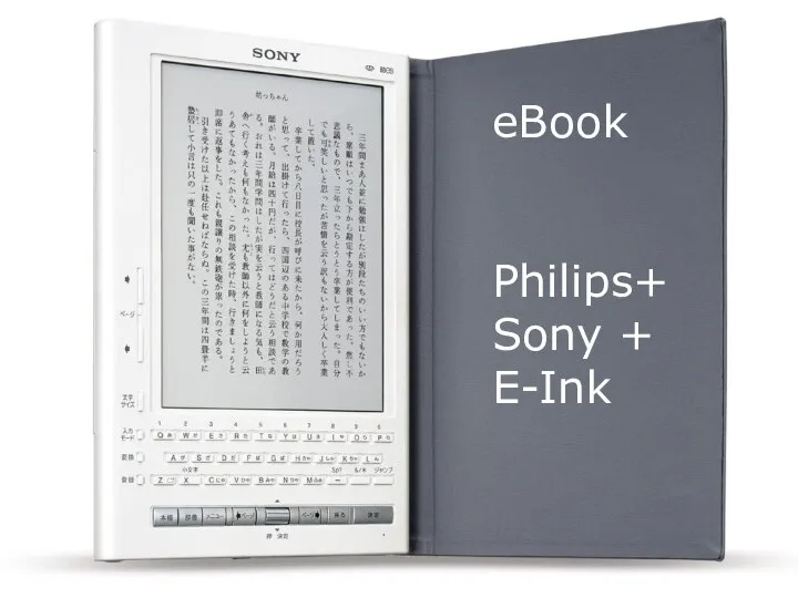 eBook Philips+ Sony + E-Ink