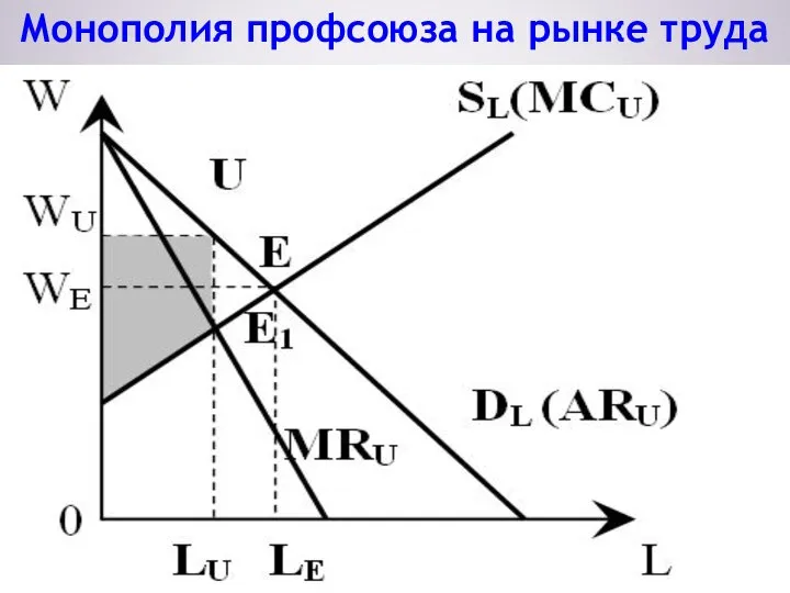 Монополия профсоюза на рынке труда