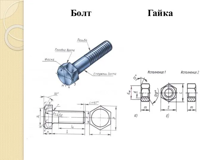 Болт Гайка
