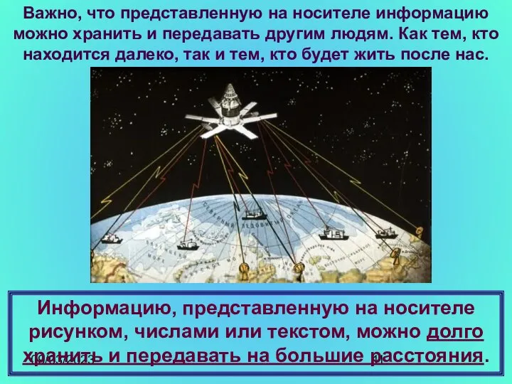 09/03/2023 Важно, что представленную на носителе информацию можно хранить и передавать