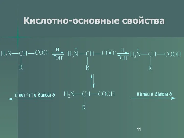 Кислотно-основные свойства