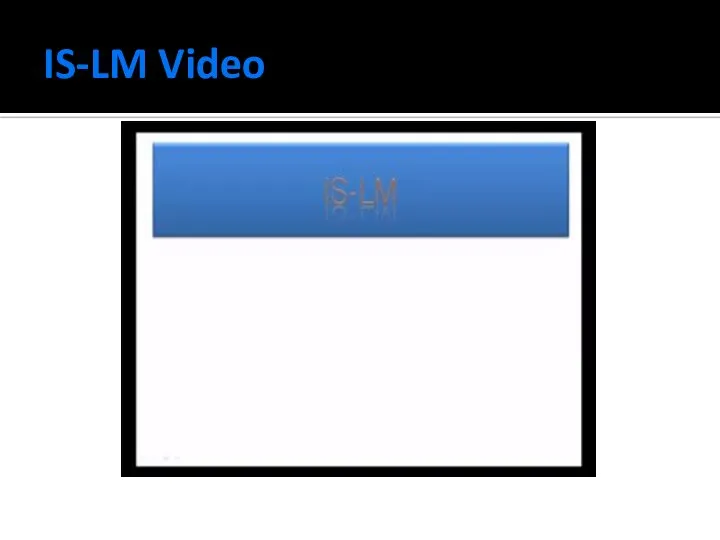 IS-LM Video