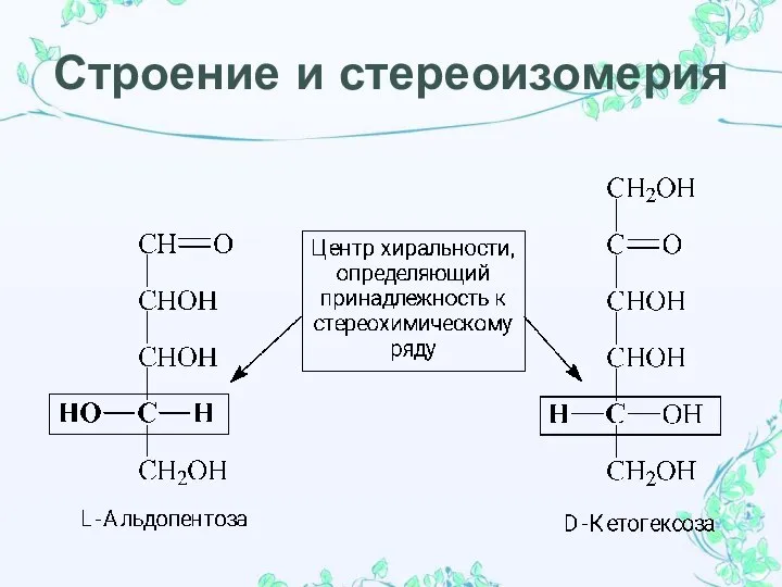 Строение и стереоизомерия