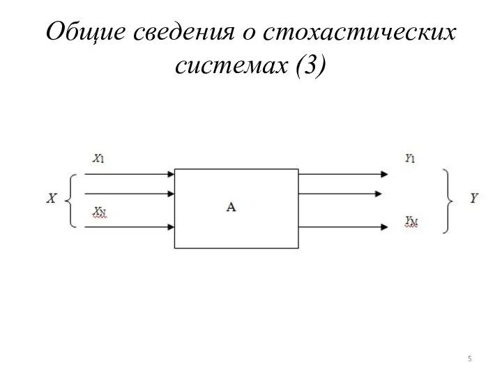 Общие сведения о стохастических системах (3)