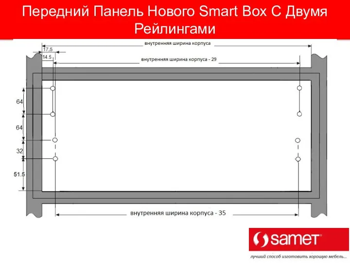 Передний Панель Нового Smart Box С Двумя Рейлингами