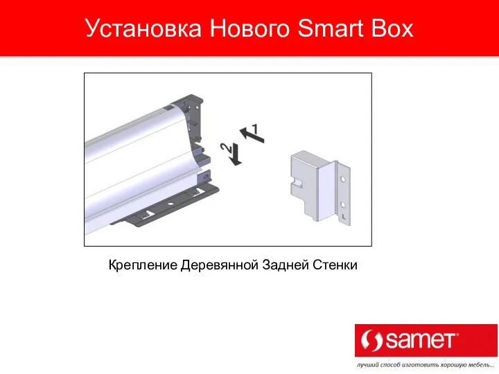 Крепление Деревянной Задней Стенки Установка Нового Smart Box