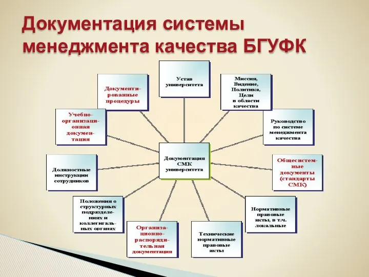 Документация системы менеджмента качества БГУФК