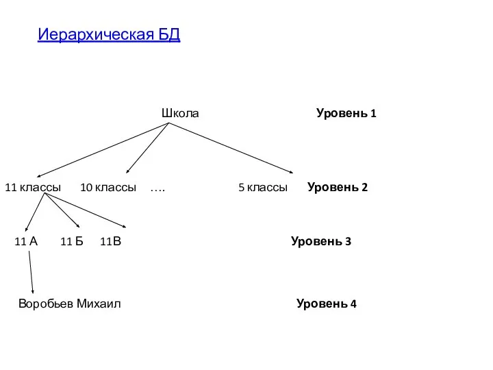 Иерархическая БД