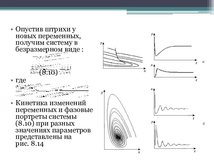 Опустив штрихи у новых переменных, получим систему в безразмерном виде :