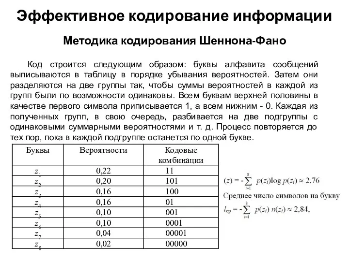 Код строится следующим образом: буквы алфавита сообщений выписываются в таблицу в