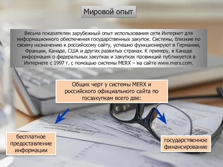 Мировой опыт Весьма показателен зарубежный опыт использования сети Интернет для информационного