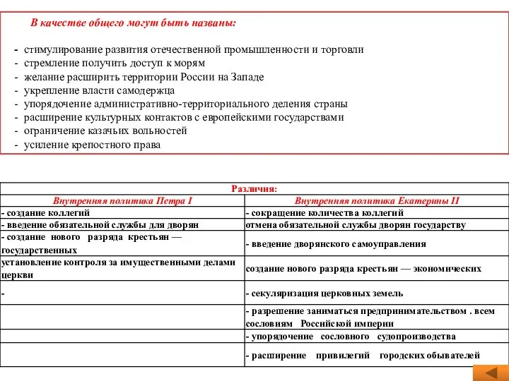 В качестве общего могут быть названы: - стимулирование развития отечественной промышленности