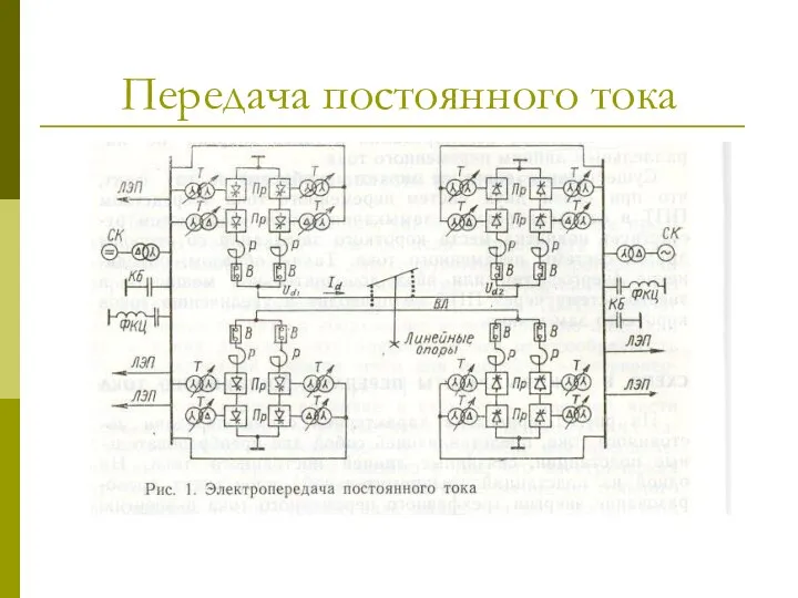 Передача постоянного тока