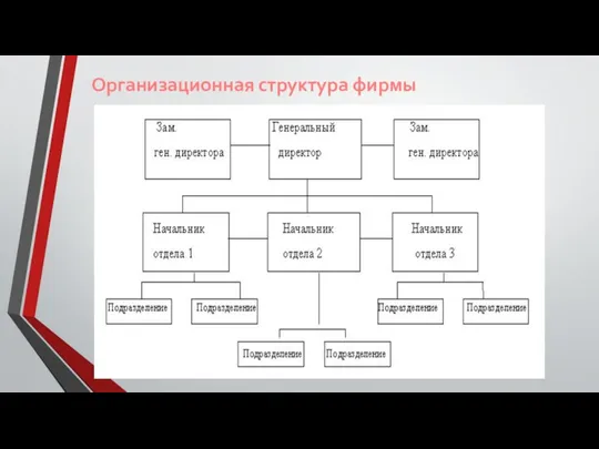 Организационная структура фирмы