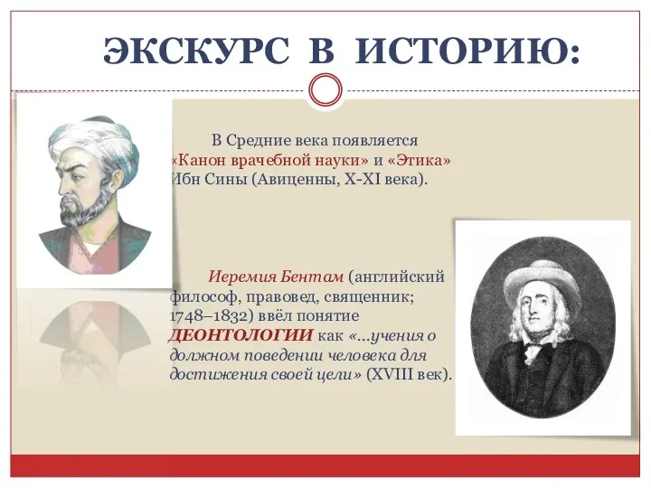 ЭКСКУРС В ИСТОРИЮ: В Средние века появляется «Канон врачебной науки» и