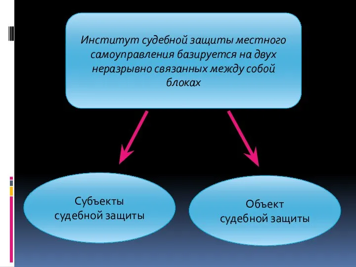 Институт судебной защиты местного самоуправления базируется на двух неразрывно связанных между