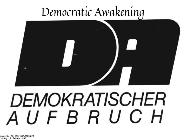 Democratic Awakening