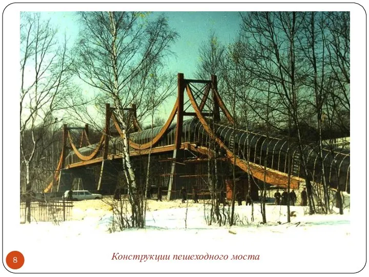 Конструкции пешеходного моста
