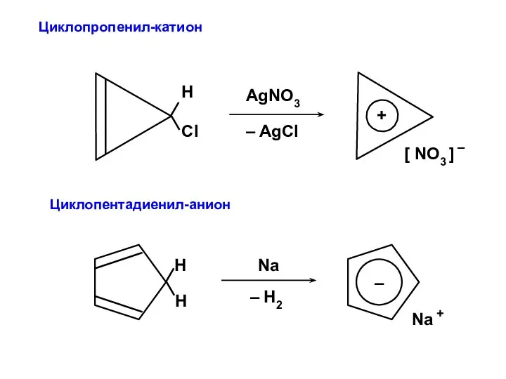 Циклопропенил-катион Циклопентадиенил-анион