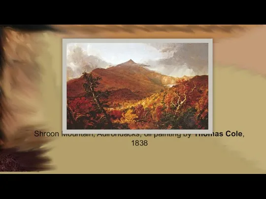 Shroon Mountain, Adirondacks, oil painting by Thomas Cole, 1838