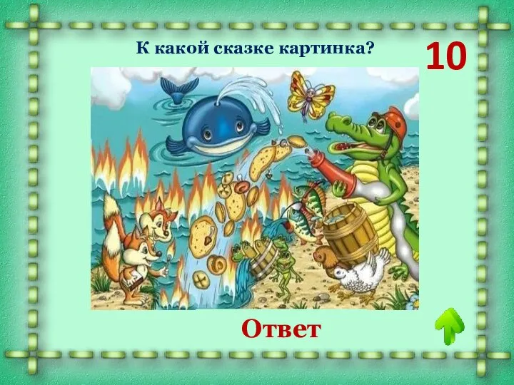 «Путаница» 10 К какой сказке картинка? Ответ